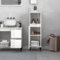 vidaXL Armadietto Bagno Bianco Lucido 30x30x100cm in Legno Multistrato vidaXL Armadietto Bagno Bianco Lucido 30x30x100cm in Legno Multistrato