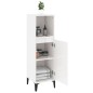 vidaXL Armadietto Bagno Bianco Lucido 30x30x100cm in Legno Multistrato vidaXL Armadietto Bagno Bianco Lucido 30x30x100cm in Legno Multistrato