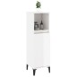 vidaXL Armadietto Bagno Bianco Lucido 30x30x100cm in Legno Multistrato vidaXL Armadietto Bagno Bianco Lucido 30x30x100cm in Legno Multistrato