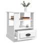 vidaXL Tavolino Bianco 50x50x60 cm in Legno Multistrato vidaXL Tavolino Bianco 50x50x60 cm in Legno Multistrato