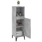 vidaXL Armadietto Bagno Grigio Cemento 30x30x100 cm Legno Multistrato vidaXL Armadietto Bagno Grigio Cemento 30x30x100 cm Legno Multistrato