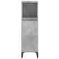 vidaXL Armadietto Bagno Grigio Cemento 30x30x100 cm Legno Multistrato vidaXL Armadietto Bagno Grigio Cemento 30x30x100 cm Legno Multistrato