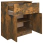 Credenza Rovere Fumo 60x30x70 cm in Legno Multistrato Credenza Rovere Fumo 60x30x70 cm in Legno Multistrato
