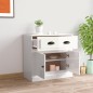 vidaXL Credenza Bianco Lucido 70x35,5x67,5 cm in Legno Multistrato vidaXL Credenza Bianco Lucido 70x35,5x67,5 cm in Legno Multistrato