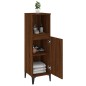 vidaXL Armadietto Bagno Rovere Marrone 30x30x100 cm Legno Multistrato