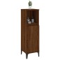 vidaXL Armadietto Bagno Rovere Marrone 30x30x100 cm Legno Multistrato