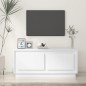 vidaXL Tavolino da Salotto Bianco 102x50x44 cm in Legno Multistrato