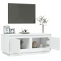 vidaXL Tavolino da Salotto Bianco 102x50x44 cm in Legno Multistrato