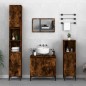 vidaXL Armadietto Bagno Rovere Fumo 30x30x190 cm in Legno Multistrato vidaXL Armadietto Bagno Rovere Fumo 30x30x190 cm in Legno Multistrato