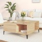 vidaXL Tavolino Salotto Rovere Sonoma 80x80x36,5 cm Legno Multistrato vidaXL Tavolino Salotto Rovere Sonoma 80x80x36,5 cm Legno Multistrato