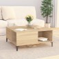 vidaXL Tavolino Salotto Rovere Sonoma 80x80x36,5 cm Legno Multistrato vidaXL Tavolino Salotto Rovere Sonoma 80x80x36,5 cm Legno Multistrato