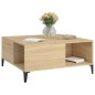 vidaXL Tavolino Salotto Rovere Sonoma 80x80x36,5 cm Legno Multistrato vidaXL Tavolino Salotto Rovere Sonoma 80x80x36,5 cm Legno Multistrato