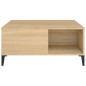 vidaXL Tavolino Salotto Rovere Sonoma 80x80x36,5 cm Legno Multistrato vidaXL Tavolino Salotto Rovere Sonoma 80x80x36,5 cm Legno Multistrato