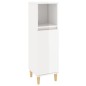 vidaXL Armadietto Bagno Bianco Lucido 30x30x100cm in Legno Multistrato vidaXL Armadietto Bagno Bianco Lucido 30x30x100cm in Legno Multistrato