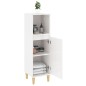 vidaXL Armadietto Bagno Bianco Lucido 30x30x100cm in Legno Multistrato vidaXL Armadietto Bagno Bianco Lucido 30x30x100cm in Legno Multistrato