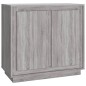 vidaXL Credenza Grigio Sonoma 80x34x75 cm in Legno Multistrato vidaXL Credenza Grigio Sonoma 80x34x75 cm in Legno Multistrato