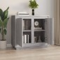 vidaXL Credenza Grigio Sonoma 80x34x75 cm in Legno Multistrato vidaXL Credenza Grigio Sonoma 80x34x75 cm in Legno Multistrato