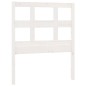 Testiera per Letto Bianca 95,5x4x100 cm Legno Massello di Pino Testiera per Letto Bianca 95,5x4x100 cm Legno Massello di Pino