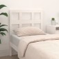 Testiera per Letto Bianca 95,5x4x100 cm Legno Massello di Pino Testiera per Letto Bianca 95,5x4x100 cm Legno Massello di Pino