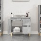 vidaXL Armadietto da Bagno Grigio Cemento 65x33x60cm Legno Multistrato vidaXL Armadietto da Bagno Grigio Cemento 65x33x60cm Legno Multistrato
