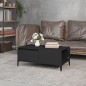 vidaXL Tavolino da Salotto Nero 90x50x36,5 cm in Legno Multistrato vidaXL Tavolino da Salotto Nero 90x50x36,5 cm in Legno Multistrato