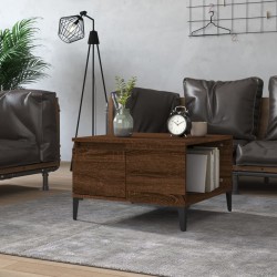 vidaXL Tavolino da Salotto Rovere Marrone 55x55x36,5 cm in Multistrato
