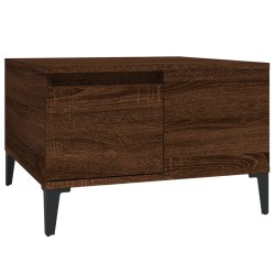 vidaXL Tavolino da Salotto Rovere Marrone 55x55x36,5 cm in Multistrato