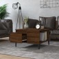 vidaXL Tavolino da Salotto Rovere Marrone 55x55x36,5 cm in Multistrato vidaXL Tavolino da Salotto Rovere Marrone 55x55x36,5 cm in Multistrato