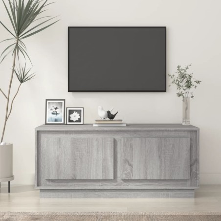 vidaXL Tavolino da Salotto Grigio Sonoma 102x50x44cm Legno Multistrato