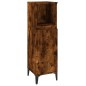 vidaXL Armadietto Bagno Rovere Fumo 30x30x100 cm in Legno Multistrato vidaXL Armadietto Bagno Rovere Fumo 30x30x100 cm in Legno Multistrato