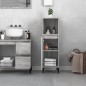 vidaXL Armadietto Bagno Grigio Sonoma 30x30x100cm in Legno Multistrato vidaXL Armadietto Bagno Grigio Sonoma 30x30x100cm in Legno Multistrato