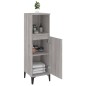 vidaXL Armadietto Bagno Grigio Sonoma 30x30x100cm in Legno Multistrato vidaXL Armadietto Bagno Grigio Sonoma 30x30x100cm in Legno Multistrato