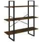 Libreria Rovere Fumo 100x30x105 cm in Legno Multistrato Libreria Rovere Fumo 100x30x105 cm in Legno Multistrato