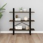 Libreria Rovere Fumo 100x30x105 cm in Legno Multistrato Libreria Rovere Fumo 100x30x105 cm in Legno Multistrato
