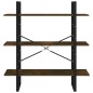 Libreria Rovere Fumo 100x30x105 cm in Legno Multistrato Libreria Rovere Fumo 100x30x105 cm in Legno Multistrato
