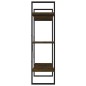 Libreria Rovere Fumo 100x30x105 cm in Legno Multistrato Libreria Rovere Fumo 100x30x105 cm in Legno Multistrato