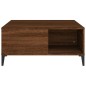 vidaXL Tavolino Salotto Rovere Marrone 80x80x36,5 cm Legno Multistrato vidaXL Tavolino Salotto Rovere Marrone 80x80x36,5 cm Legno Multistrato