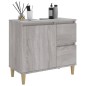 vidaXL Armadietto Bagno Grigio Sonoma 65x33x60 cm in Legno Multistrato vidaXL Armadietto Bagno Grigio Sonoma 65x33x60 cm in Legno Multistrato