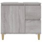 vidaXL Armadietto Bagno Grigio Sonoma 65x33x60 cm in Legno Multistrato vidaXL Armadietto Bagno Grigio Sonoma 65x33x60 cm in Legno Multistrato