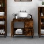 vidaXL Armadietto Bagno Rovere Fumo 65x33x60 cm in Legno Multistrato vidaXL Armadietto Bagno Rovere Fumo 65x33x60 cm in Legno Multistrato