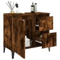 vidaXL Armadietto Bagno Rovere Fumo 65x33x60 cm in Legno Multistrato vidaXL Armadietto Bagno Rovere Fumo 65x33x60 cm in Legno Multistrato