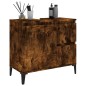 vidaXL Armadietto Bagno Rovere Fumo 65x33x60 cm in Legno Multistrato vidaXL Armadietto Bagno Rovere Fumo 65x33x60 cm in Legno Multistrato