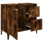 vidaXL Armadietto Bagno Rovere Fumo 65x33x60 cm in Legno Multistrato vidaXL Armadietto Bagno Rovere Fumo 65x33x60 cm in Legno Multistrato