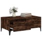 vidaXL Tavolino da Salotto Rovere Fumo 90x50x36,5 cm Legno Multistrato