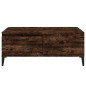 vidaXL Tavolino da Salotto Rovere Fumo 90x50x36,5 cm Legno Multistrato