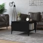 vidaXL Tavolino da Salotto Nero 55x55x36,5 cm in Legno Multistrato vidaXL Tavolino da Salotto Nero 55x55x36,5 cm in Legno Multistrato