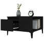 vidaXL Tavolino da Salotto Nero 55x55x36,5 cm in Legno Multistrato vidaXL Tavolino da Salotto Nero 55x55x36,5 cm in Legno Multistrato