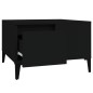 vidaXL Tavolino da Salotto Nero 55x55x36,5 cm in Legno Multistrato vidaXL Tavolino da Salotto Nero 55x55x36,5 cm in Legno Multistrato