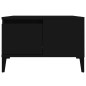 vidaXL Tavolino da Salotto Nero 55x55x36,5 cm in Legno Multistrato vidaXL Tavolino da Salotto Nero 55x55x36,5 cm in Legno Multistrato
