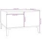 vidaXL Tavolino da Salotto Nero 55x55x36,5 cm in Legno Multistrato vidaXL Tavolino da Salotto Nero 55x55x36,5 cm in Legno Multistrato